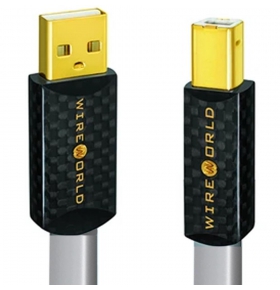 WIREWORLD Platinum Starlight 8 USB 2.0 A to B Audio Cables 1M