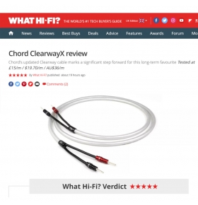 CHORD ClearwayX speaker cable PAIR 2.5m
