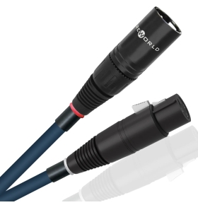 WIREWORLD Luna 10 Balanced Audio Interconnect Cable XLR Pair - 1M