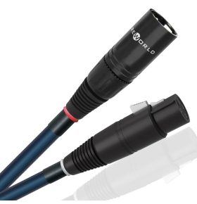 WIREWORLD Oasis 10 Balanced Audio Interconnect XLR Pair 1M
